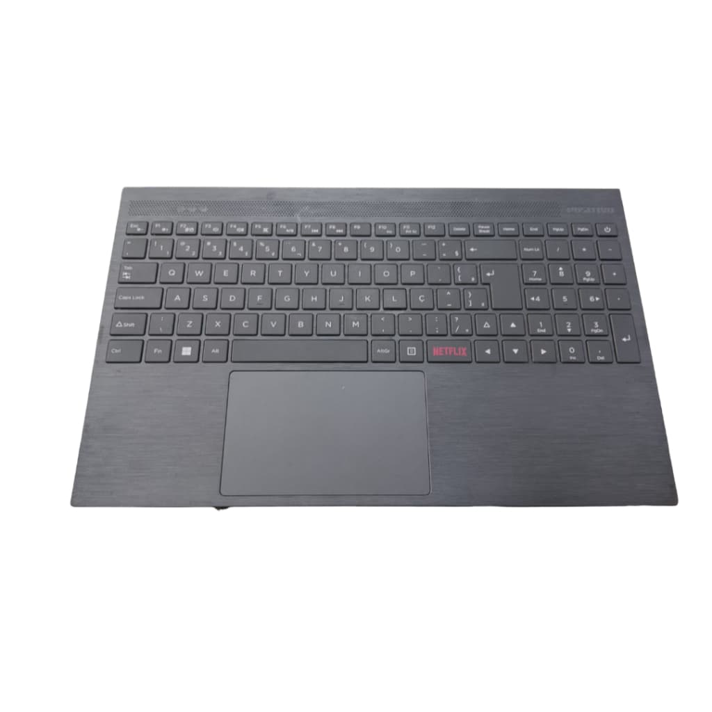 Carcaça + Teclado Positivo Motion Gray c4128g-15/pc:11181555/(com 1 botao netflix)