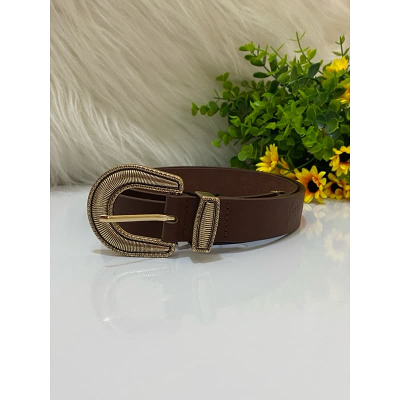 cinto marrom matte