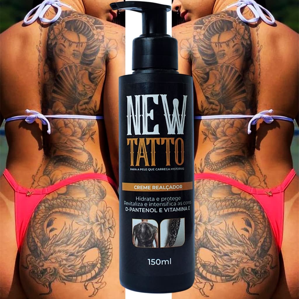Creme Realçador Para Tatuagem 💛 Hidrata e Realça as Cores!