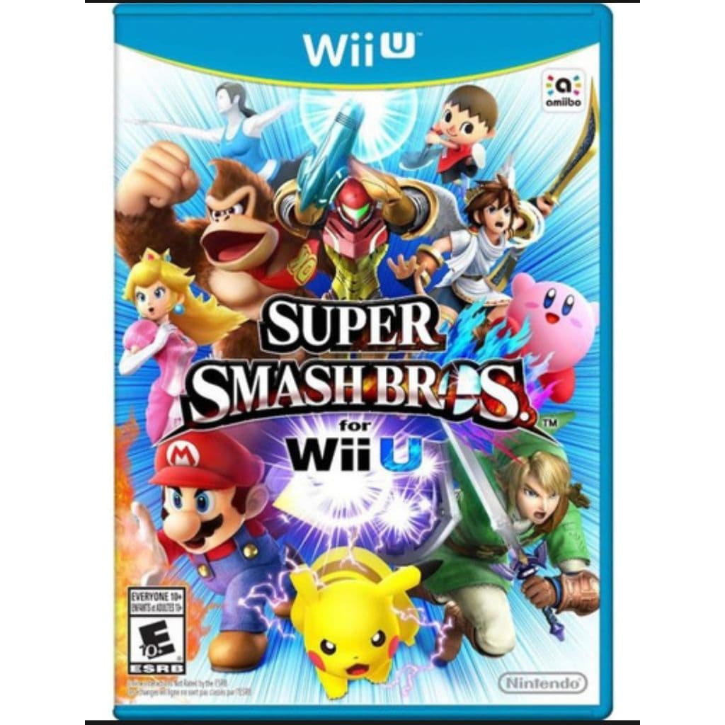 Jogo Super Smash Bros Para Nintendo Wii U Midia Fisica (lacrado)
