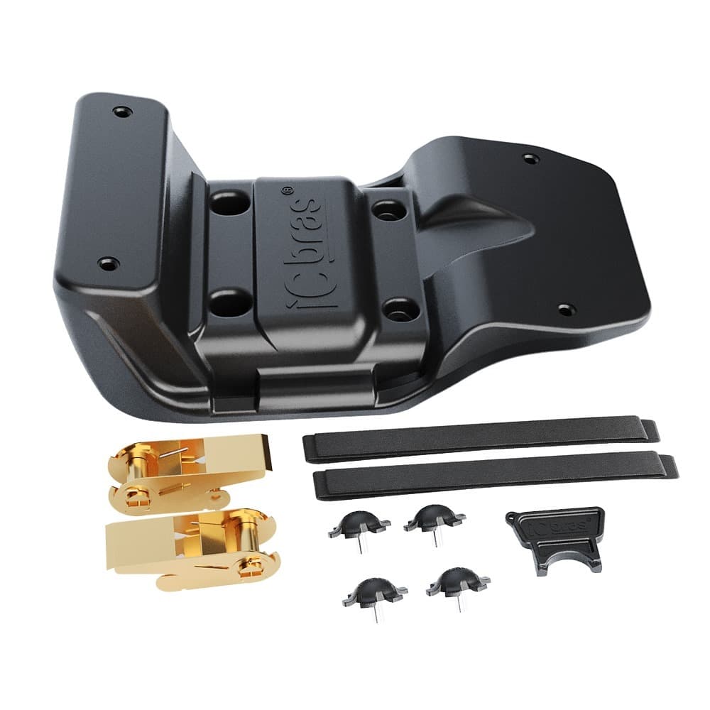 Suporte Universal Para Baú De Motoboy Com Catraca Icbras Prende Na Alça Original