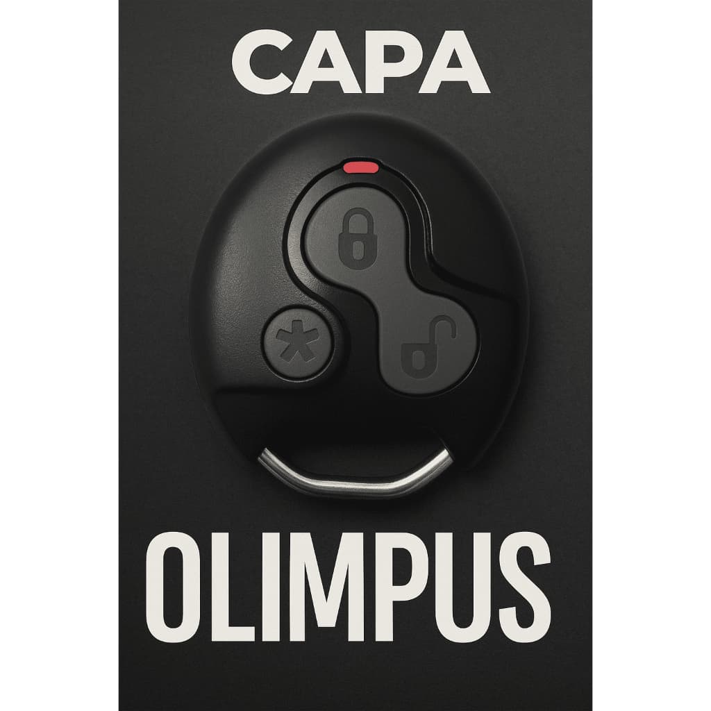 Capa Carcaça Oca Controle Alarme Olimpus Br202 3 Tr4 Botões