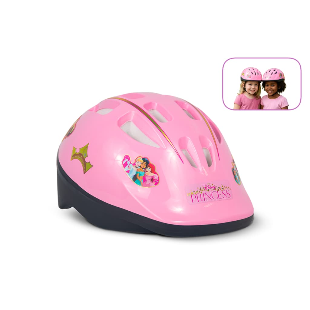 Capacete Infantil Nathor Princesas Rosa Claro – Segurança com Estilo!