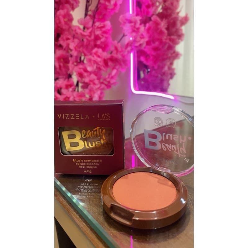 Blush Compacto Red Mocha - Vizzela + La’s