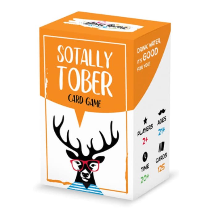 Jogo de Cartas Sotally Tober | Party Game Engraçado Adulto | 2-8 Jogadores | Rápido | Jogo em Inglês