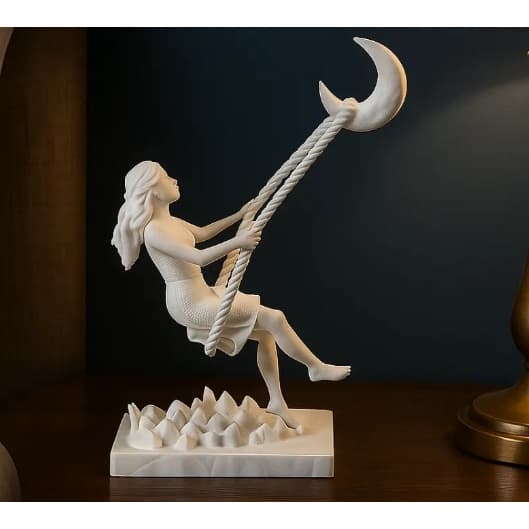 Escultura Balançando para a Lua