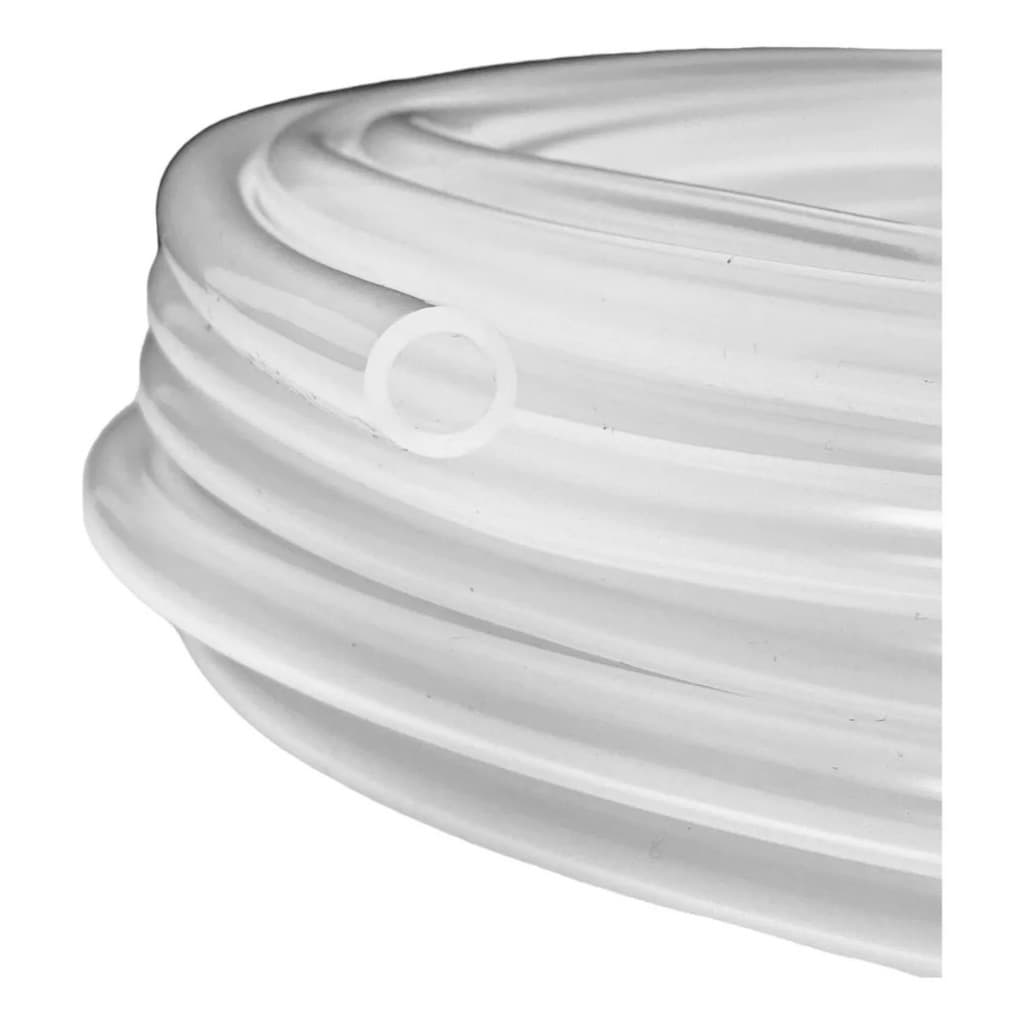 Tubo /Mangueira 100% Silicone Cafeteira 8x12mm - 1 Metro