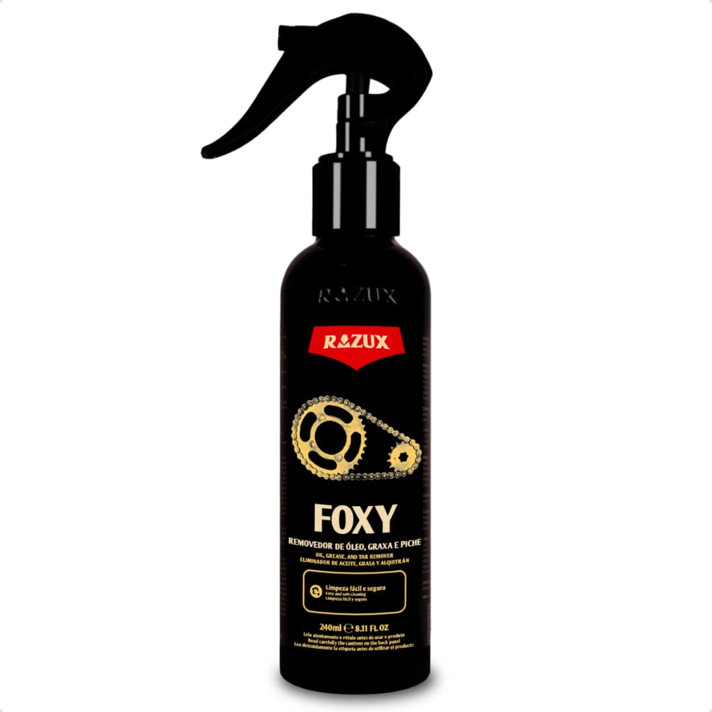 Foxy Limpa Corrente Motor Tira Piche Óleo Graxa Razux 240ml