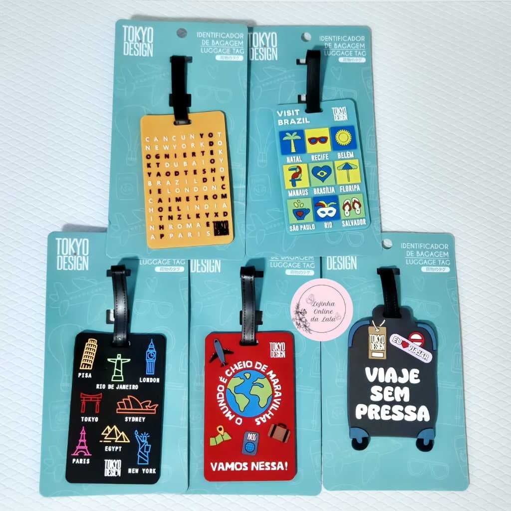 Tag Identificadora de Mala Bagagem Mochila
