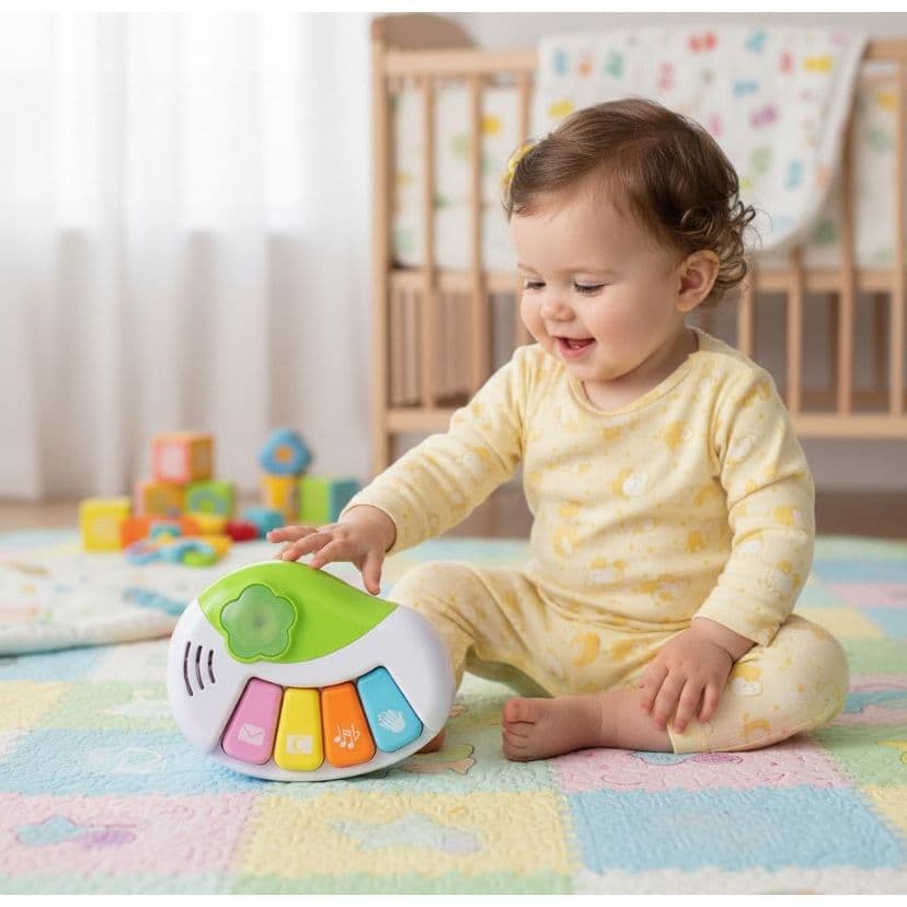 PIANO - Brinquedo Musical com Sons e Luzes para bebês +24 meses
