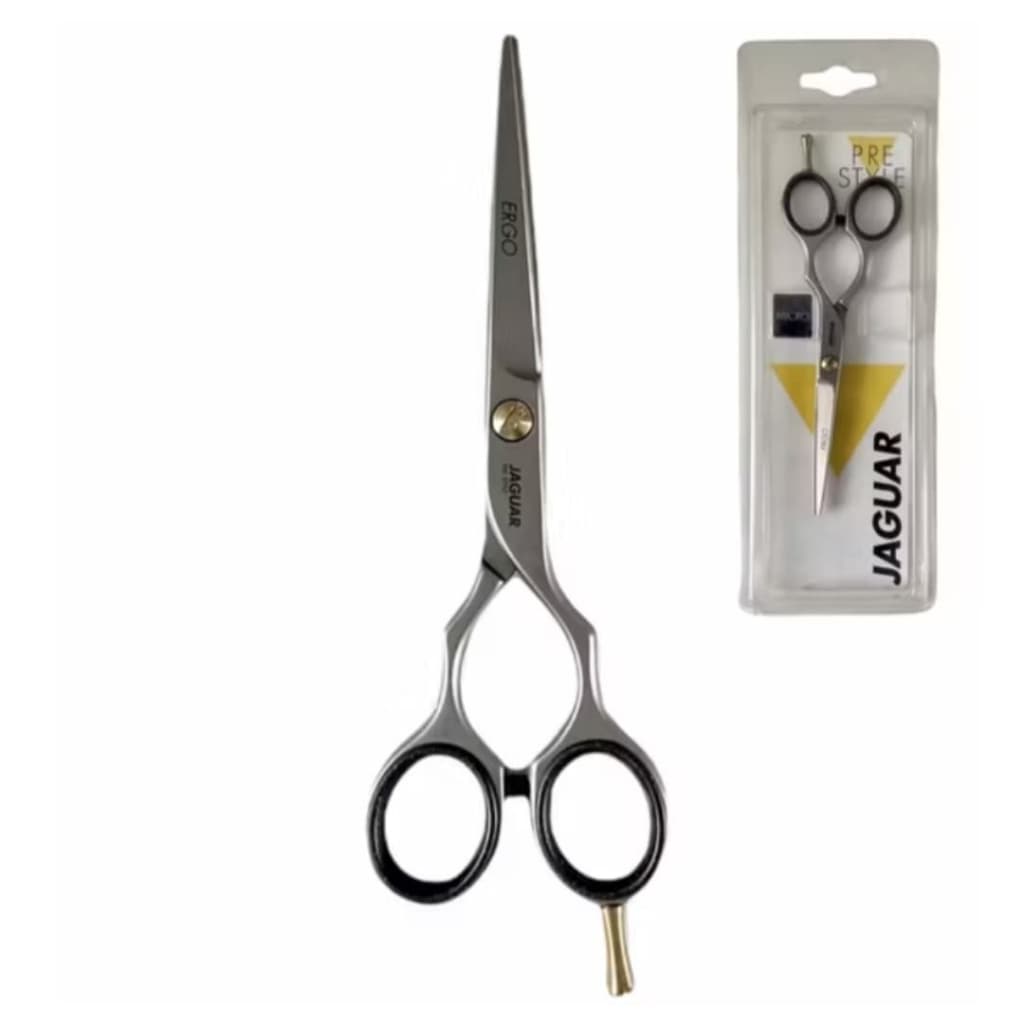 tesoura profissional barbeiro fio navalha  cabeleleiro jaguar tamanho 6.0 /6.5 polegadas