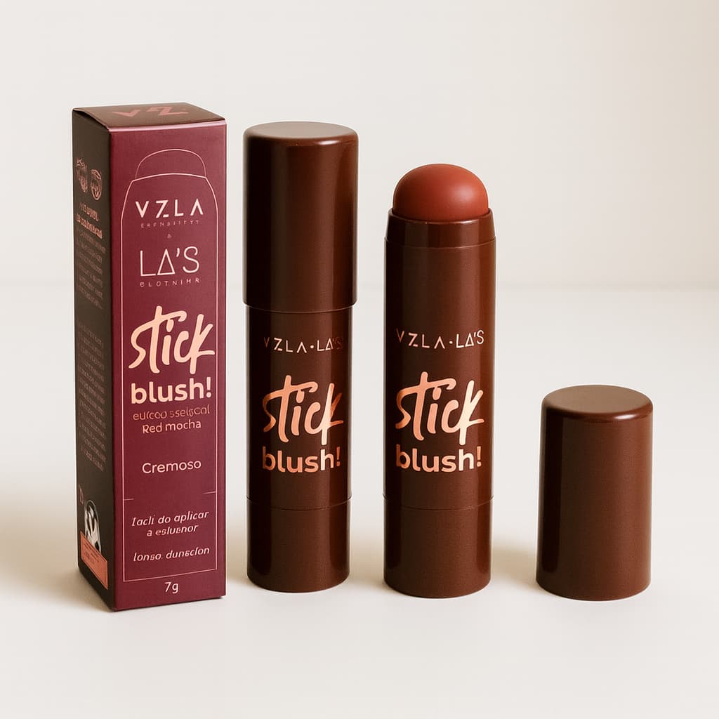 Blush Cremoso Stick Red Mocha VIZZELA + La's Clothing