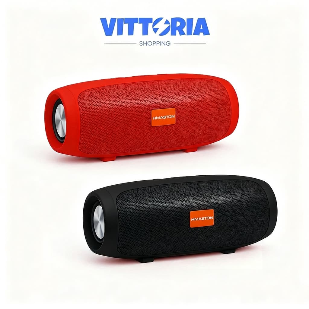 Hmaston H006/H007 Caixa de Som Bluetooth Som Potente Portátil Colorida e Sem Fio