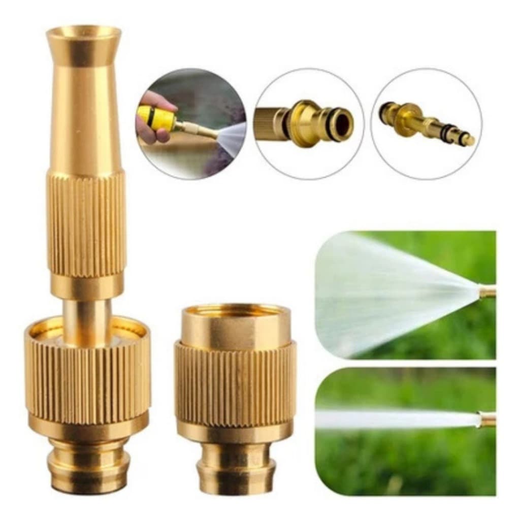 Bico de Mangueira Alta Pressão Regar Jardim Spray