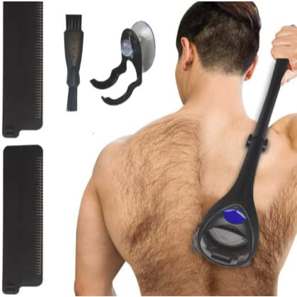 Barbeador Masculino Indolor Nas Costas , Depilador , Traseiro De Cabo Longo
