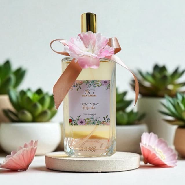 Home spray aromatizador de ambiente, Perfume para ambientes Rosa Chá 250 ml