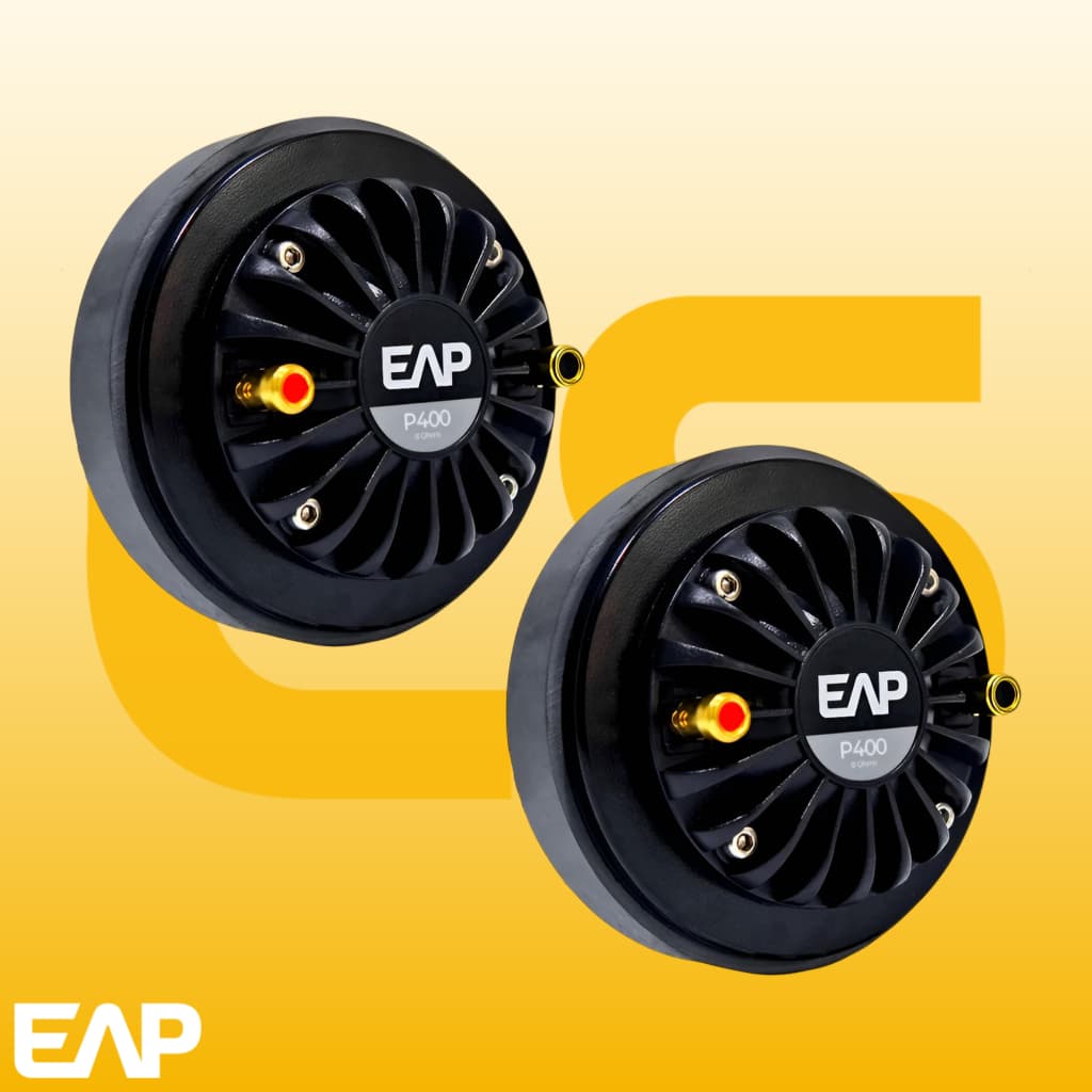 KIT C/ 2UN Driver Poliimidia Eap P400 8 Ohms Estranho Original