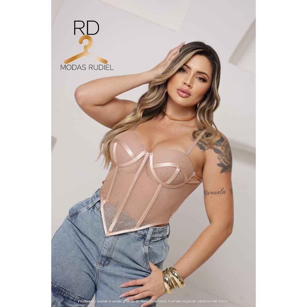 Corselet Princesa De Tule Toda Renda A Moda Do Momento