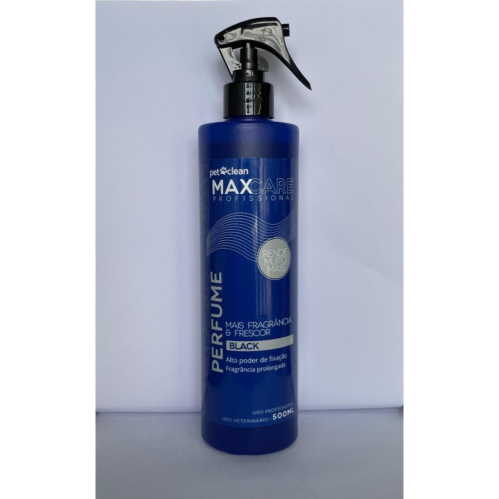 Perfume Pet Max Black 500ml Fixação prolongada – Pet Clean *Nova Embalagem