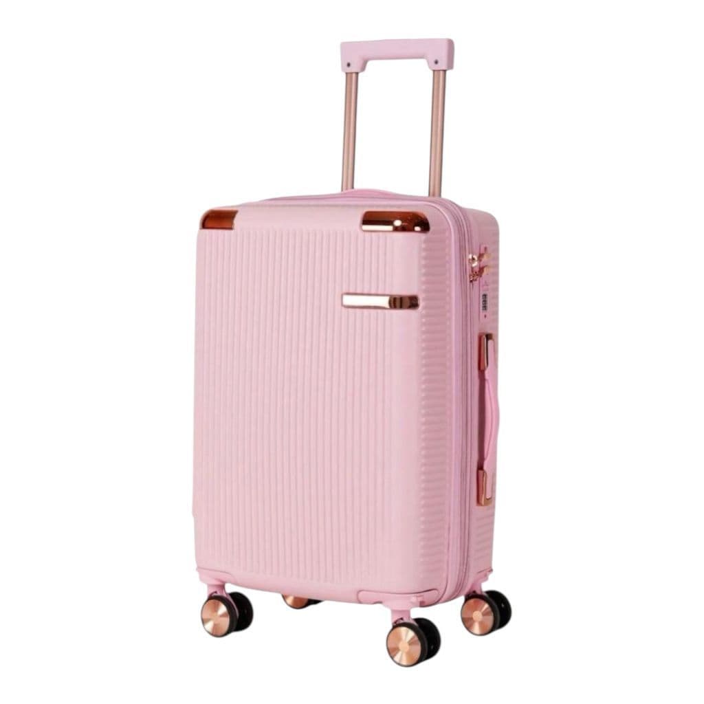 Mala De Viagem Novos Estilos Moda Zíper Duplo Antifurto 4 Roda Gira 360 Grau Fibra Cadeado 035#-5