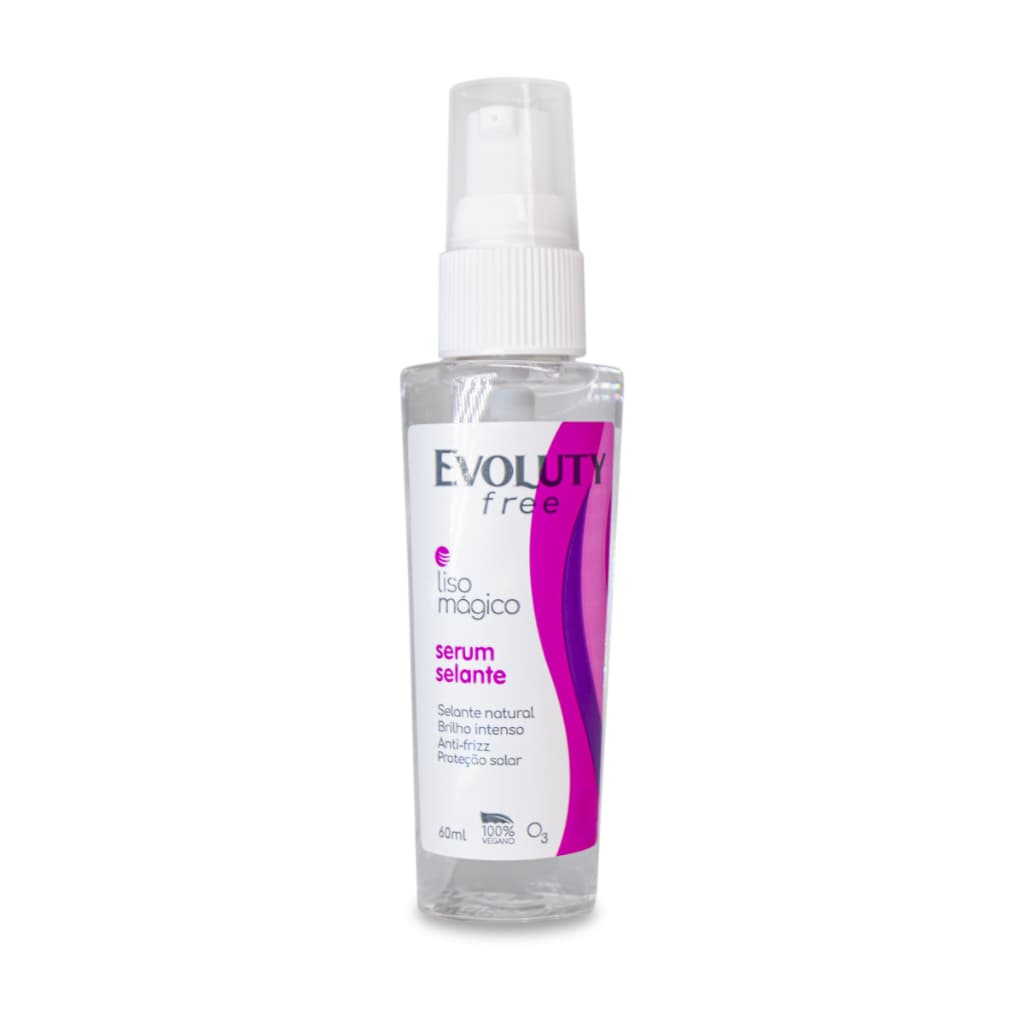 Sérum Selante Protetor Térmico Liso Mágico Evoluty Free 60ml Efeito Liso Anti Frizz Proteção Térmica