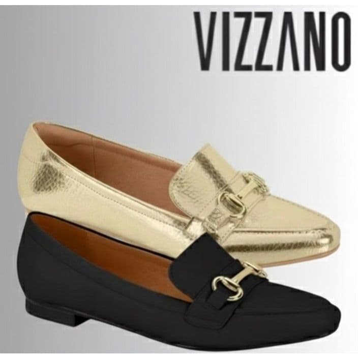 Sapato Feminino Vizzano Social Mocassim Leve Confortável Elegante Original