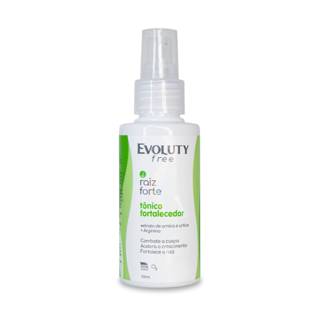 Tônico Fortalecedor Acelerador de Crescimento Raiz Forte Evoluty Free 100ml Anti Queda Crescimento
