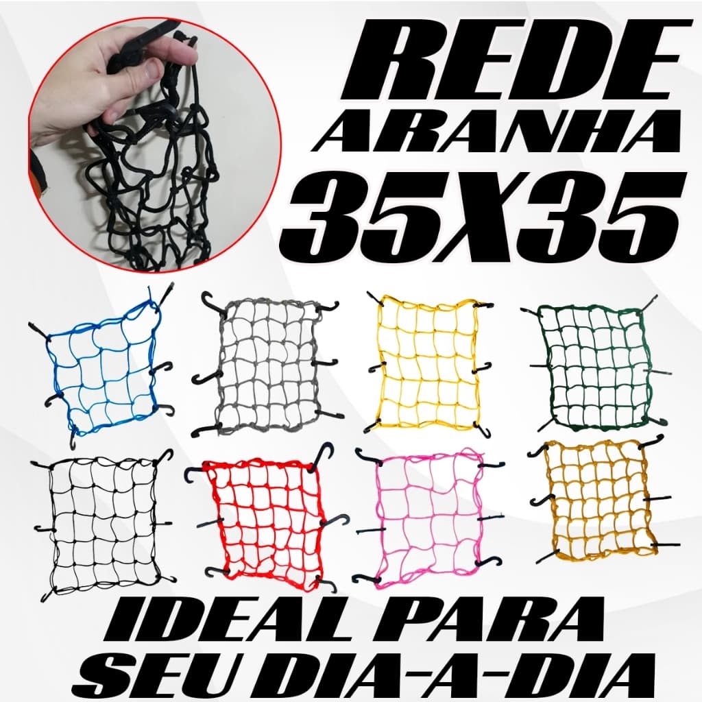 Redinhas pra moto diversas cores