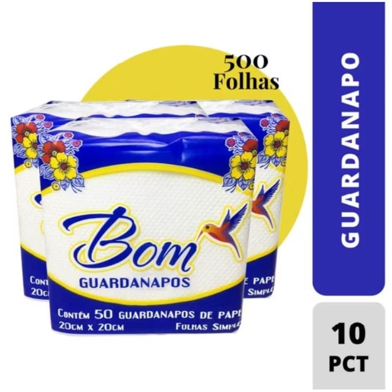 10 Pacotes de Guardanapo de Papel Bom e Barato para Festas Bares Restaurante e uso Doméstico