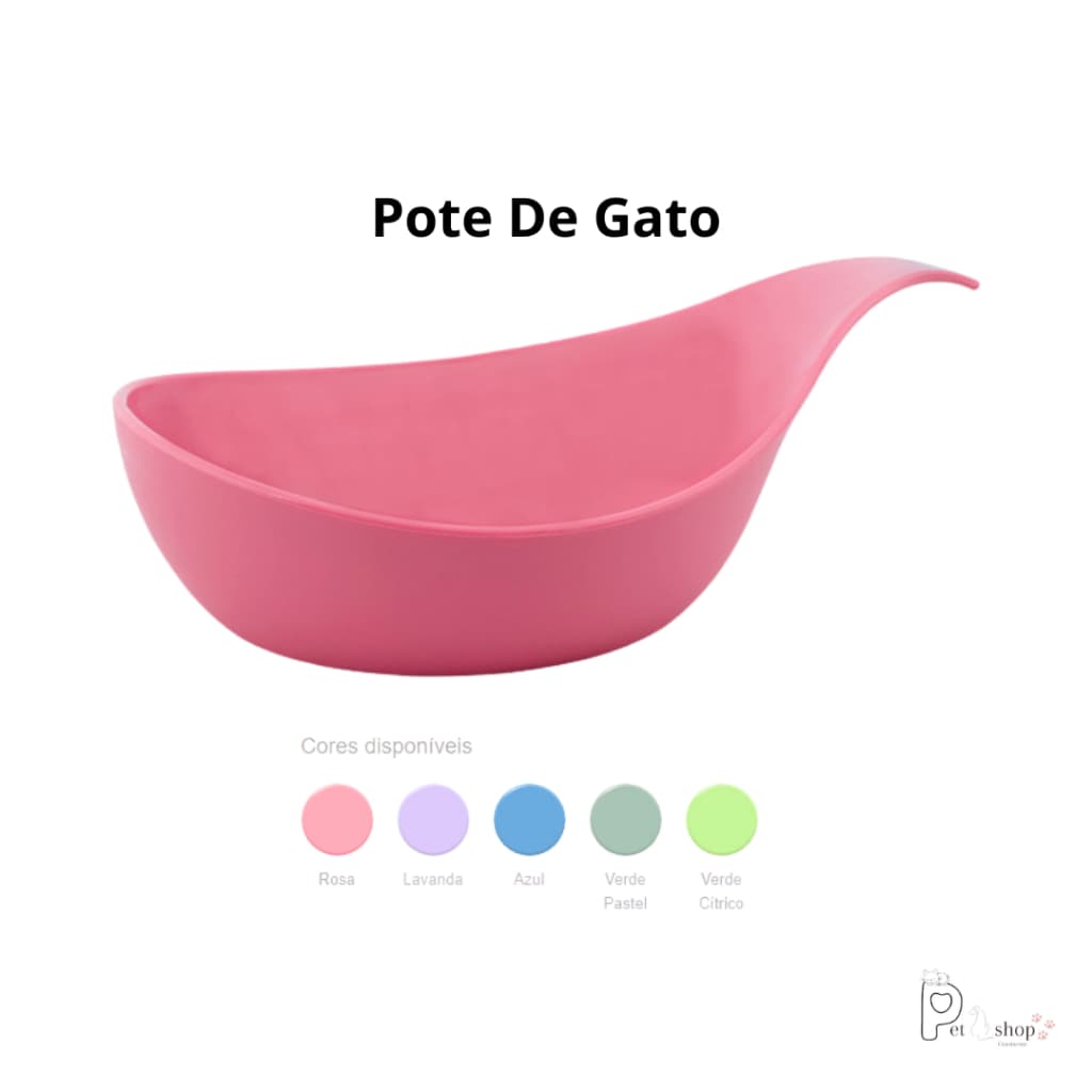 Pote De Gato Comedouro E Bebedouro Familia De Estimação