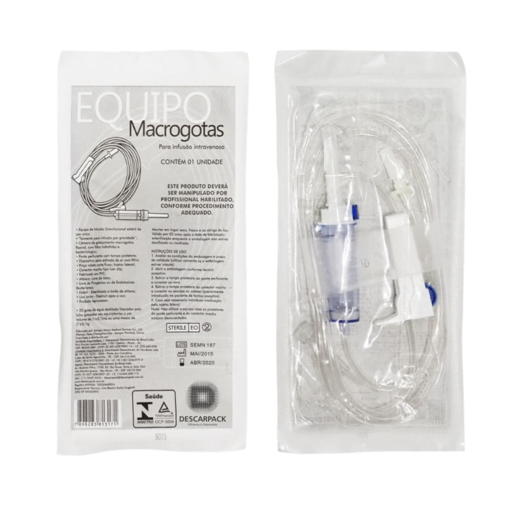 Equipo Macrogotas Intravenosa Descarpack
