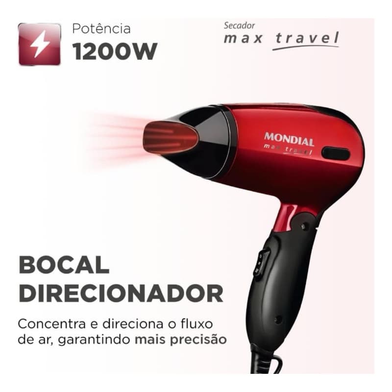 Secador Mondial Maxis Travel