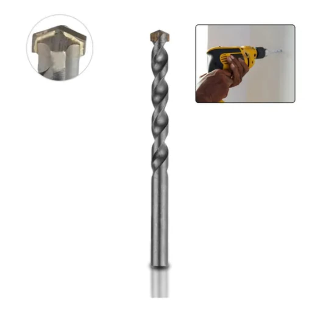 Kit Brocas Para Concreto Parede Alvenaria 8 mm Profissional
