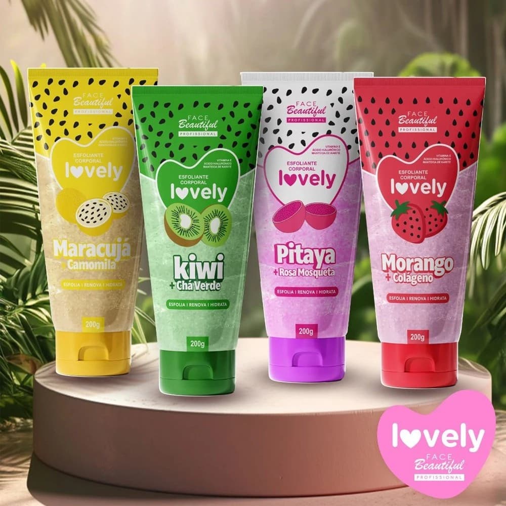 Esfoliante Corporal Lovely Face Beautiful Bisnaga