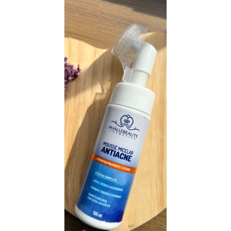 Mousse Micelar Antiacne Espinha e Cravo - Phallebeauty Água 150ml