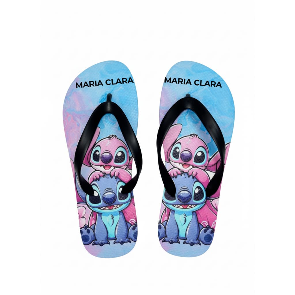 Chinelo Personalizado com Nome – presente aniversario brinde festa criança Kit com 20 chinelos