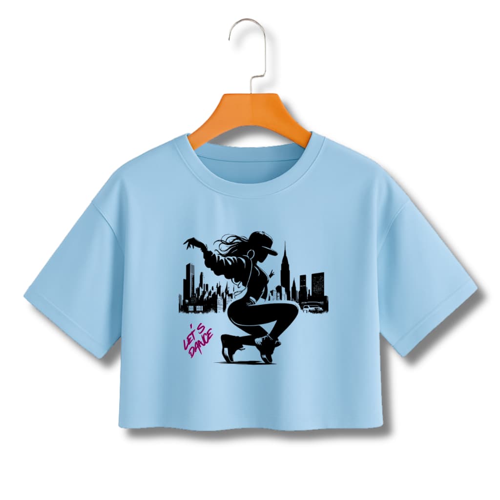 BLUSA CROPPED LETS DANCE ROUPA MODERNA DIFERENTE ESTILO B GIRL