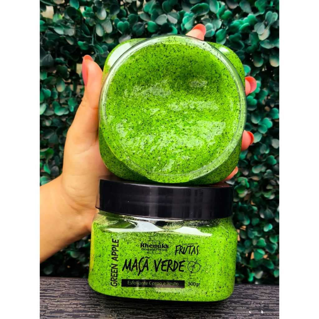 Esfoliante Maça Verde Corpo e rosto