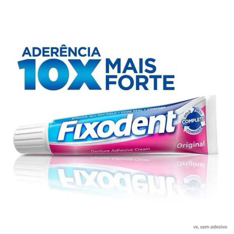 Fixodent Original 68g（1 turbo） 100% Original Fixador De Prótese Em Gel Sem Glúten entrega rápida