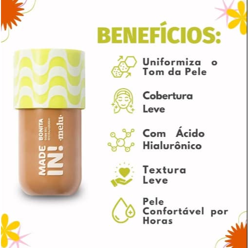 Melu Base Tint Made In! Bonita Tint Foundation