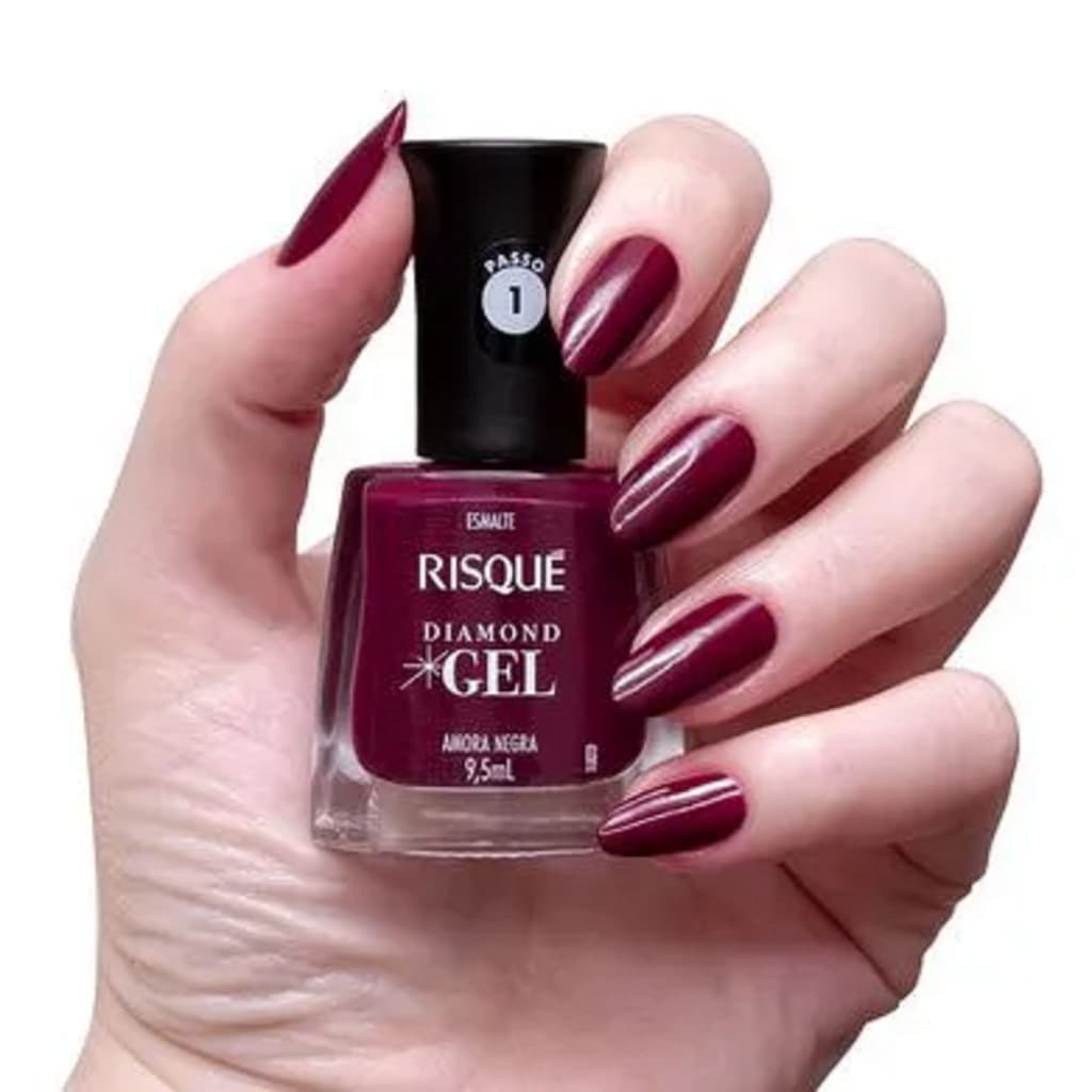 Esmalte Risque Diamond Gel 9,5ml Cores Brilhantes