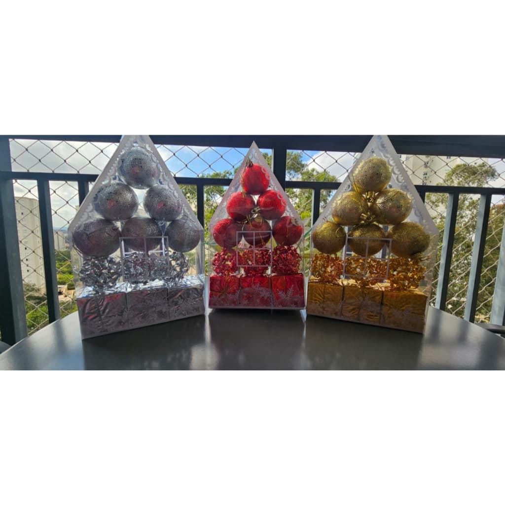 Kit Enfeite Decoração Árvore De Natal Guirlanda Bolinha WDL-BC113 Luatek