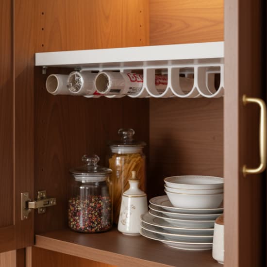 Organizador de Rolos Multiuso em Impressão 3D – Suporte para Vinil, Papel Alumínio, Filme PVC | PLA