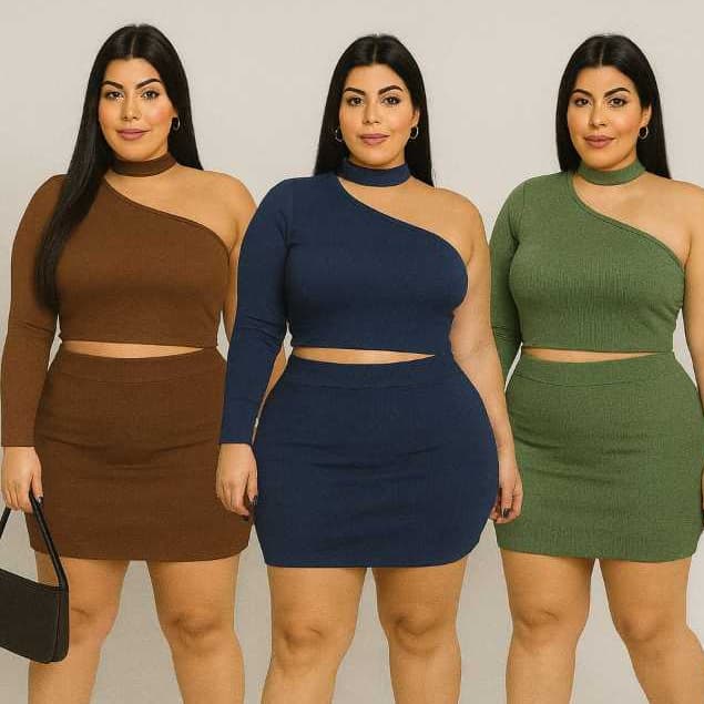 DRAPA PLUS - CONJUNTO KELLY PLUS SIZE glamour