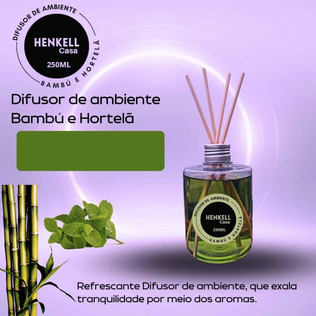 DIFUSOR DE AMBIENTE BAMBU E HORTELÂ