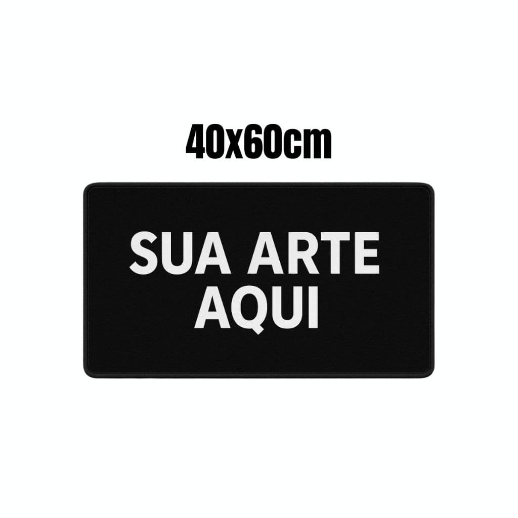 Tapete Porta de Entrada Personalizado 60x40 Com Sua Arte Borda Costurada
