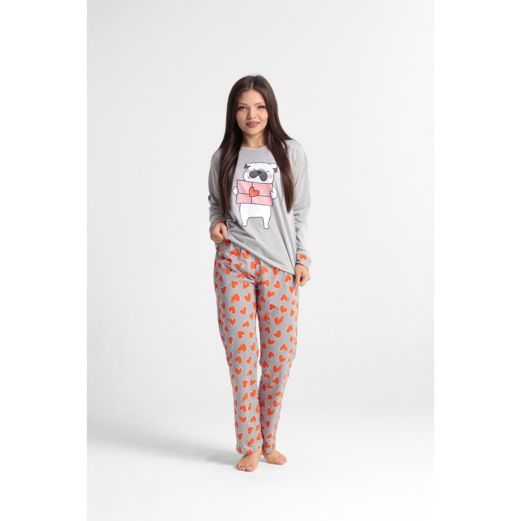 Pijama Adulto Feminino Longo Estampados