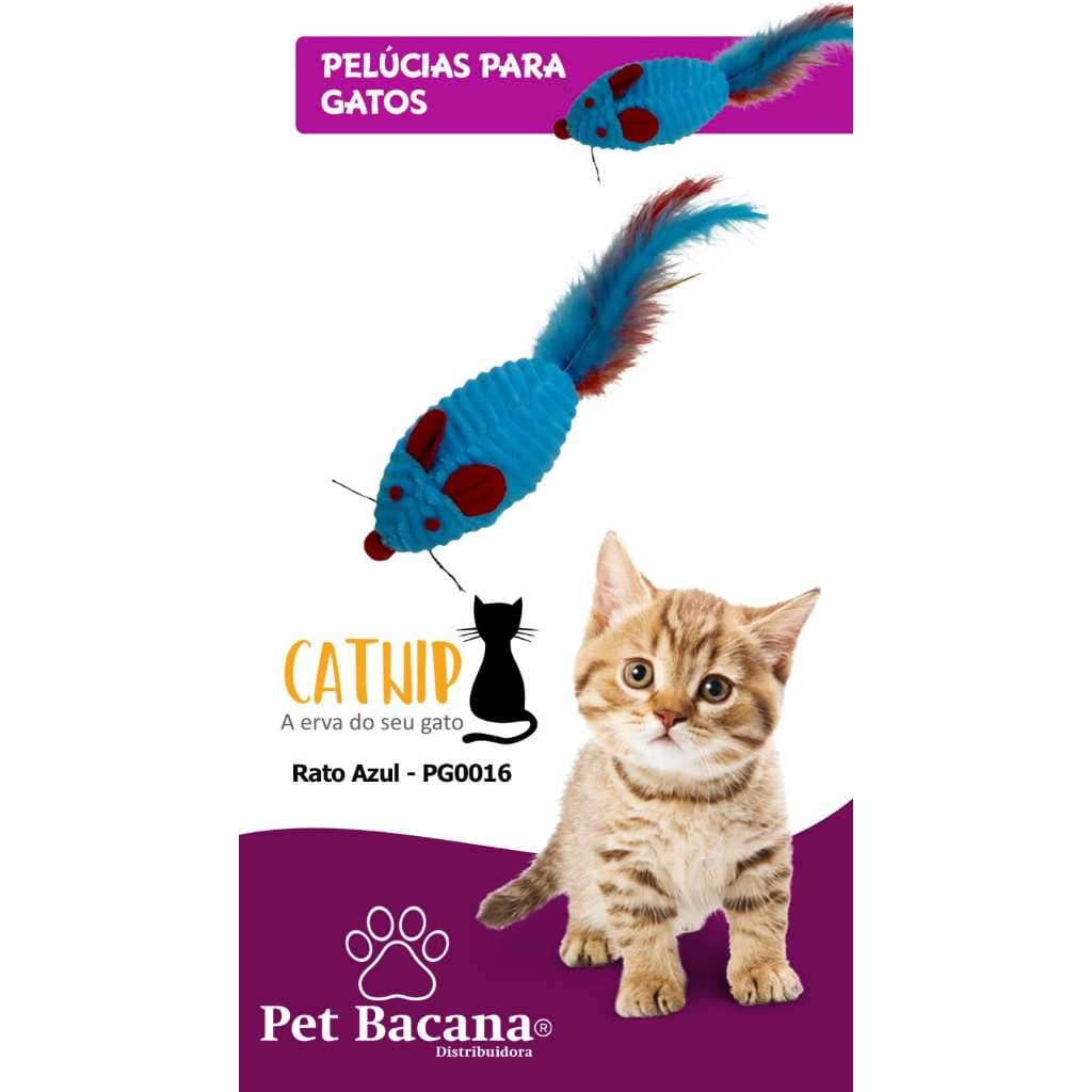 Brinquedos pet pelúcia para gatos com Catnip - Plâncton