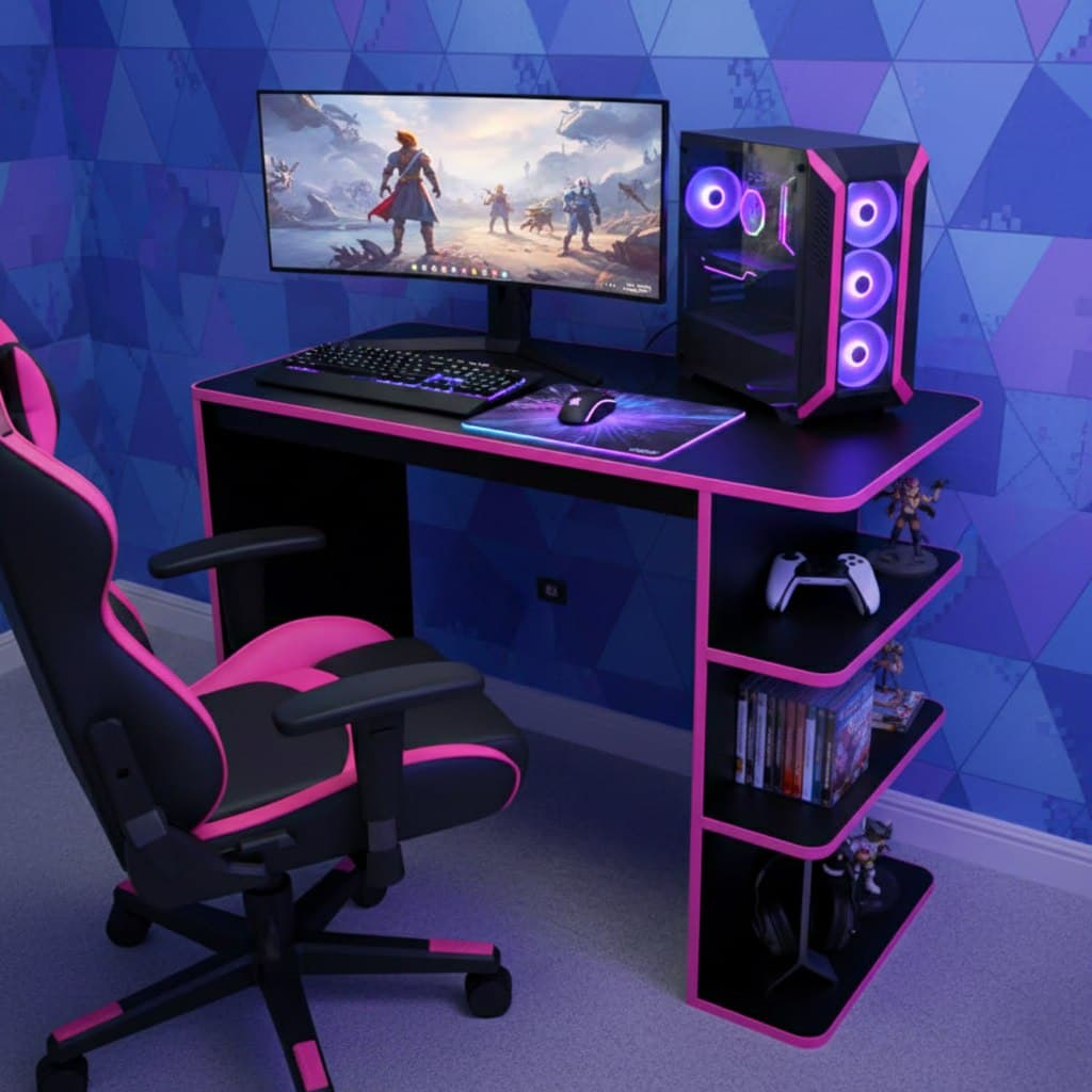 Mesa Escrivaninha Para Computador Escritório Quarto Pc Gamer