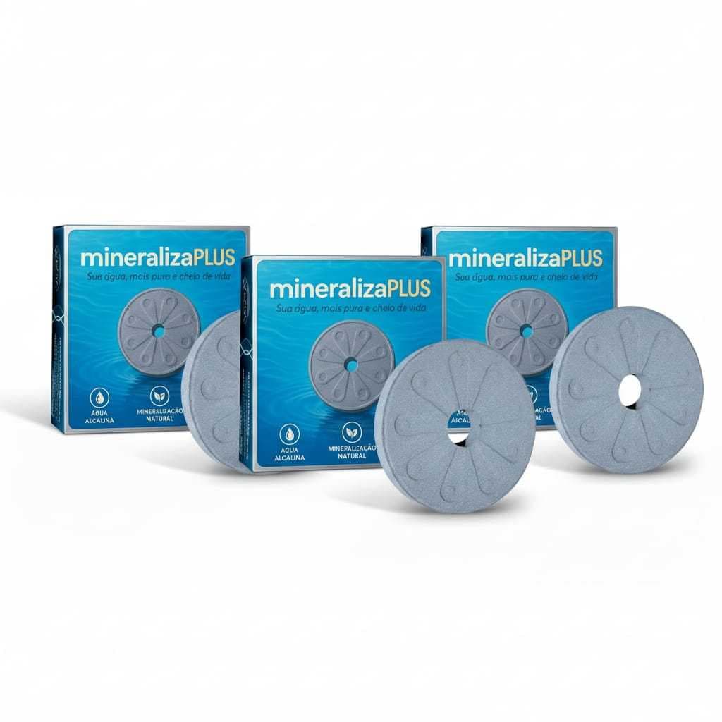 Kit Com 3 Discos Mineralizador E Ionizador De Água